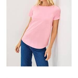 NEW LILLY PULITZER key west top in conch shell pink